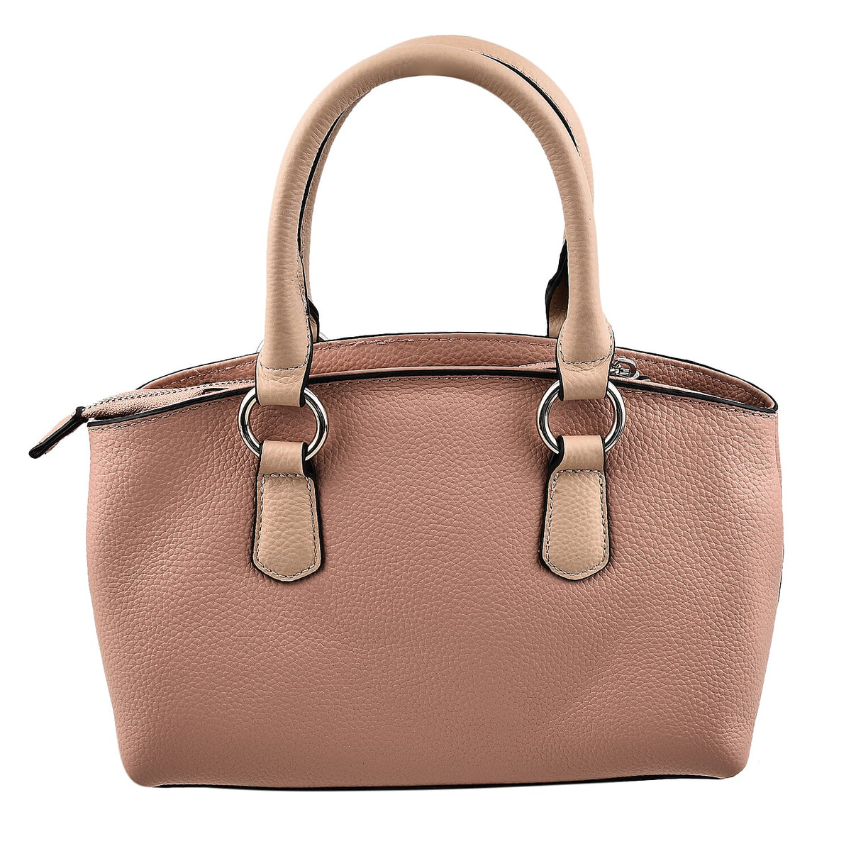 KTD by Kenzo Takada Leather Mini City Tote Bag with Top Handle &amp; Tassel Charm - Nude 7514941 2