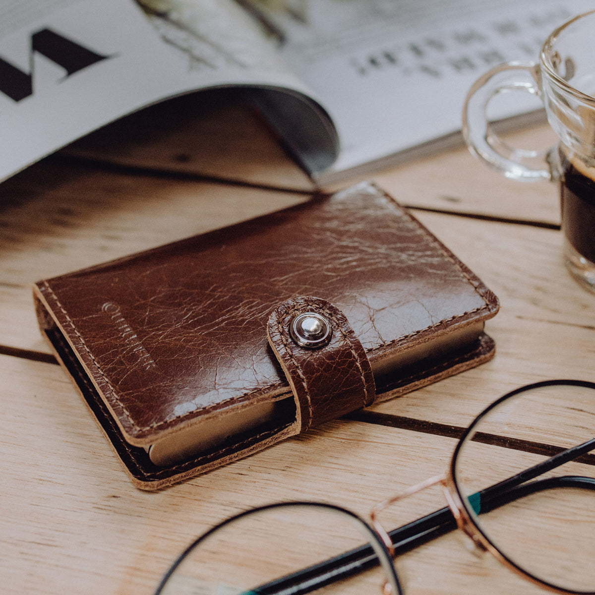 Ledlenser Lite Genuine Leather Wallet, Wireless Charging, Secure Card Holder, Flashlight With RFID Protection - Brown 7962888 4