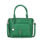 Solid Satchel Crossbody Bag - Green