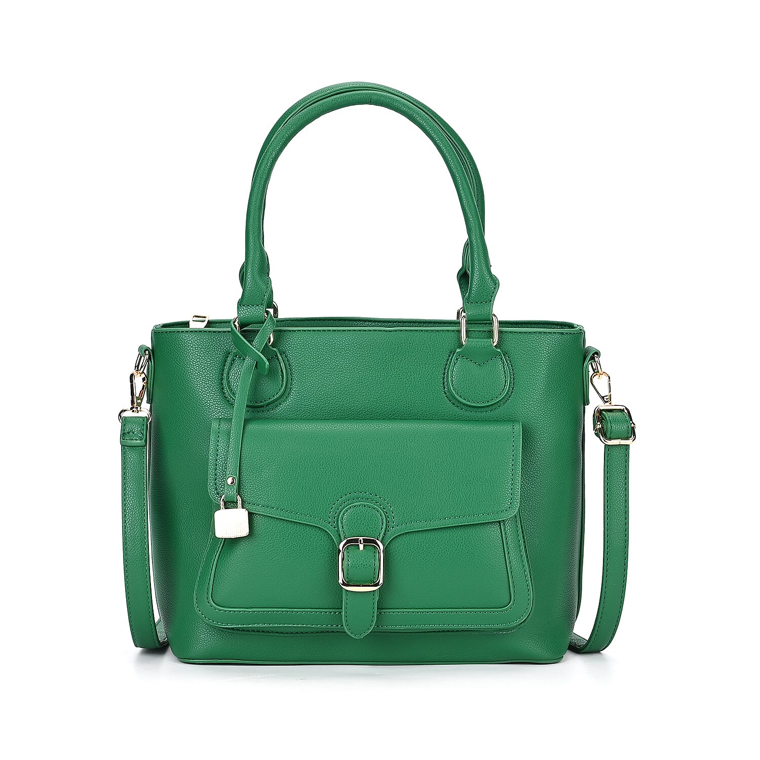 Solid Satchel Crossbody Bag - Green 7841277 0