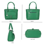 Solid Satchel Crossbody Bag - Green