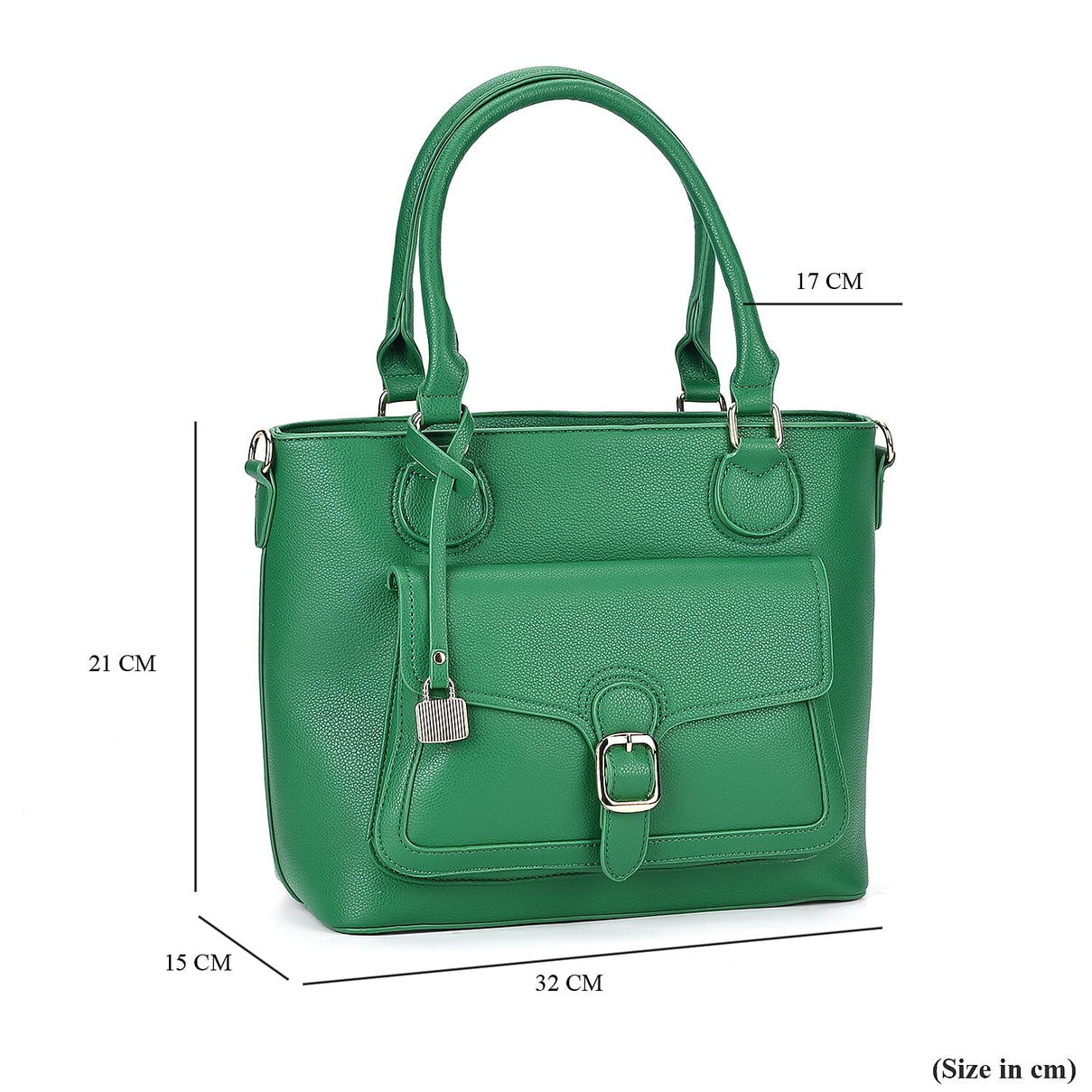 Solid Satchel Crossbody Bag - Green 7841277 7