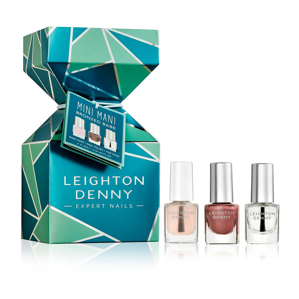 Leighton Denny- Bronzed (Rock Solid 5ml, Bronzed Babe 5ml - Crystal Finish 5ml) 7212890 1