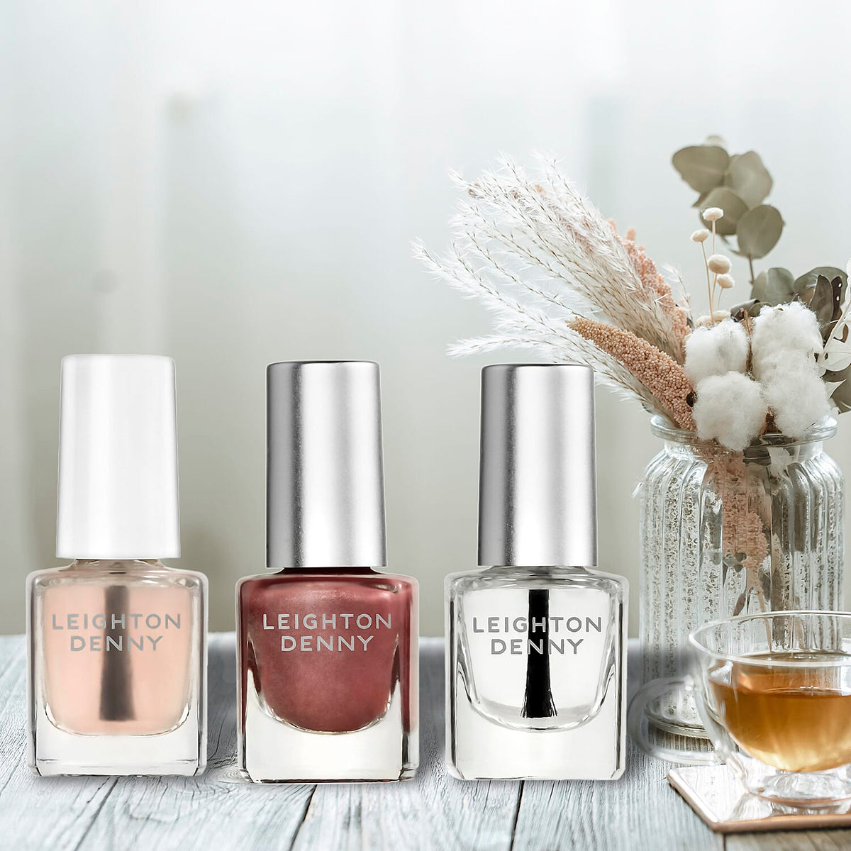 Leighton Denny- Bronzed (Rock Solid 5ml, Bronzed Babe 5ml - Crystal Finish 5ml) 7212890 3