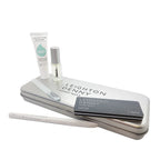 Leighton Denny- Nail Class Collection (Incl. lRenovate Nail Treatment with Duplex Buffer, White Pencil Hoof Stick, Travel Crystal Nail File, Slick Tips Nail - Cuticle Oil - 4.6ml)