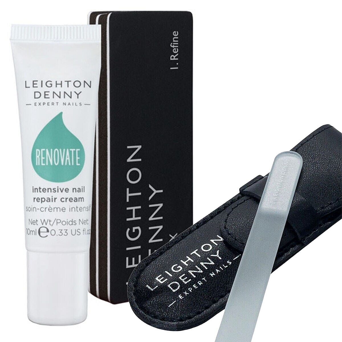 Leighton Denny: Nail Hero's (Incl. Renovate with Duplex Buffer and Travel Nail file ) 7362667 0