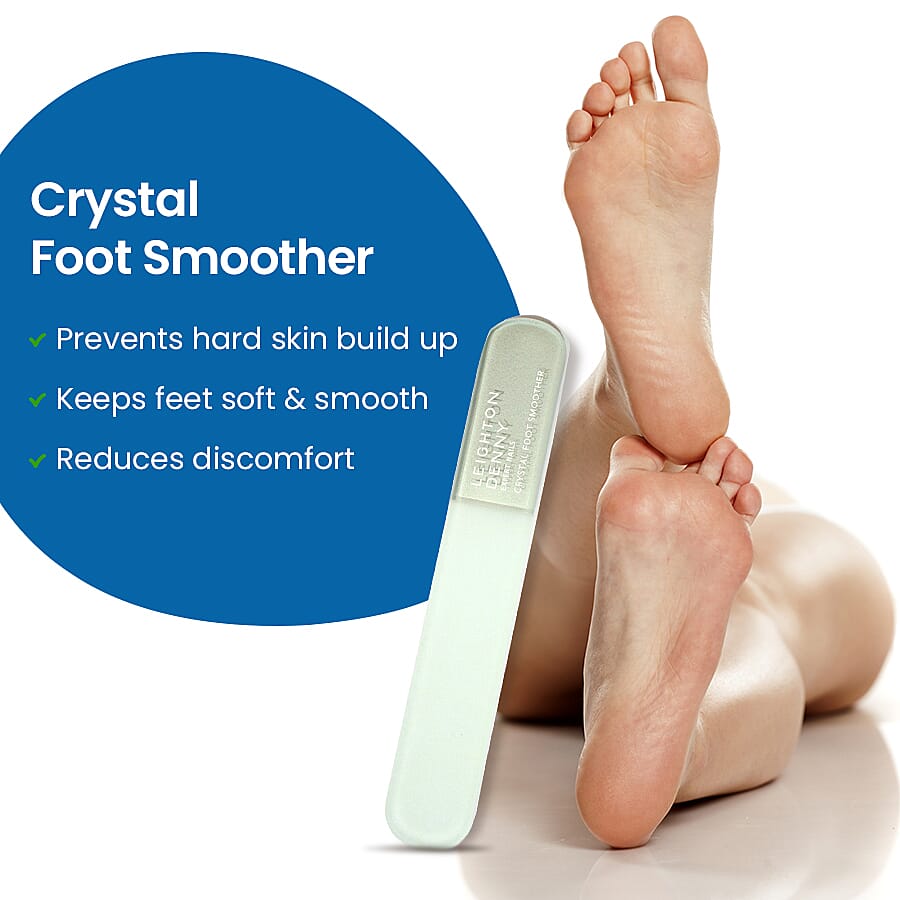 Leighton Denny- Pedicure Set (Incl. Crystal Foot Smoother, Smooth Your Sole Foot File &amp; Well Heeled Masque) 6293533 2