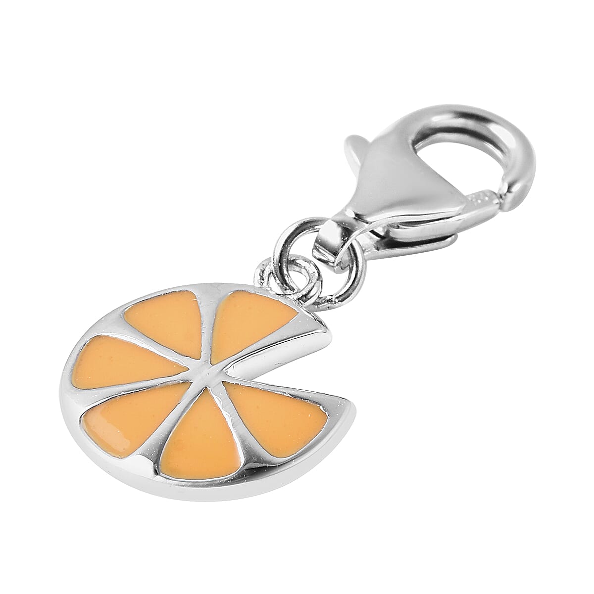 Charmes De Memoire Sterling Silver Yellow Enamelled Lemon Charm 3711421 2