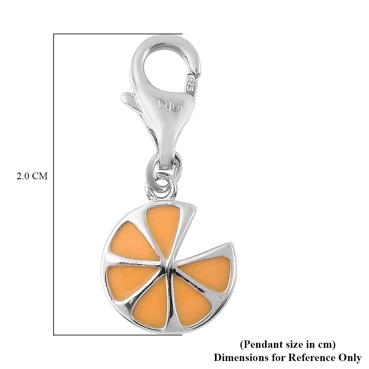 Charmes De Memoire Sterling Silver Yellow Enamelled Lemon Charm 3711421 4