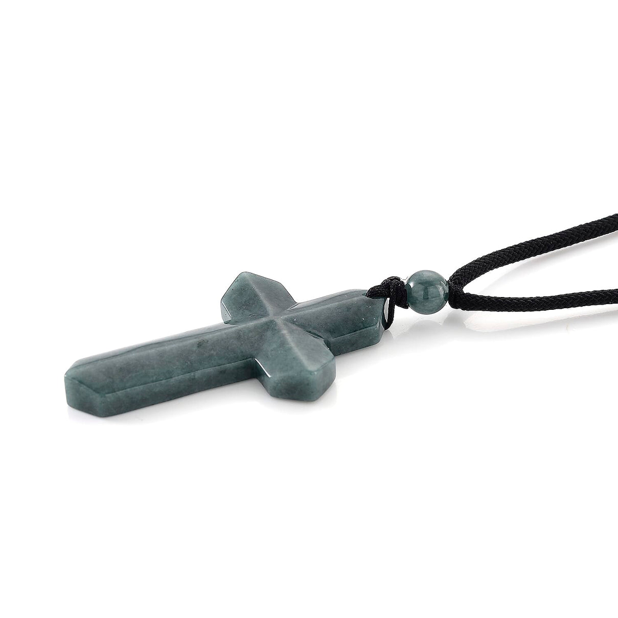 Natural Type A Jadeite Cross Necklace 55.00 Ct. 8312515 4
