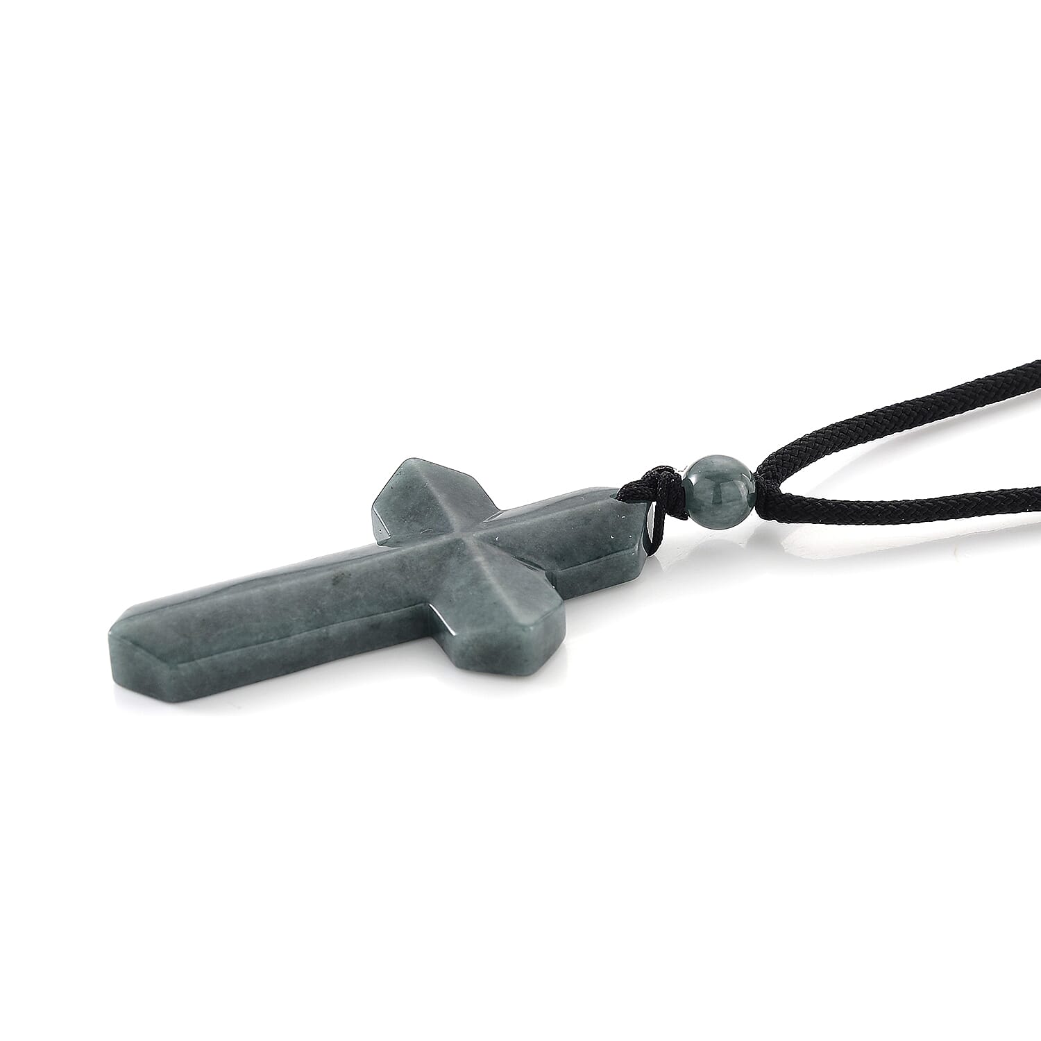 Natural Type A Jadeite Cross Necklace 55.00 Ct. 8312515 4