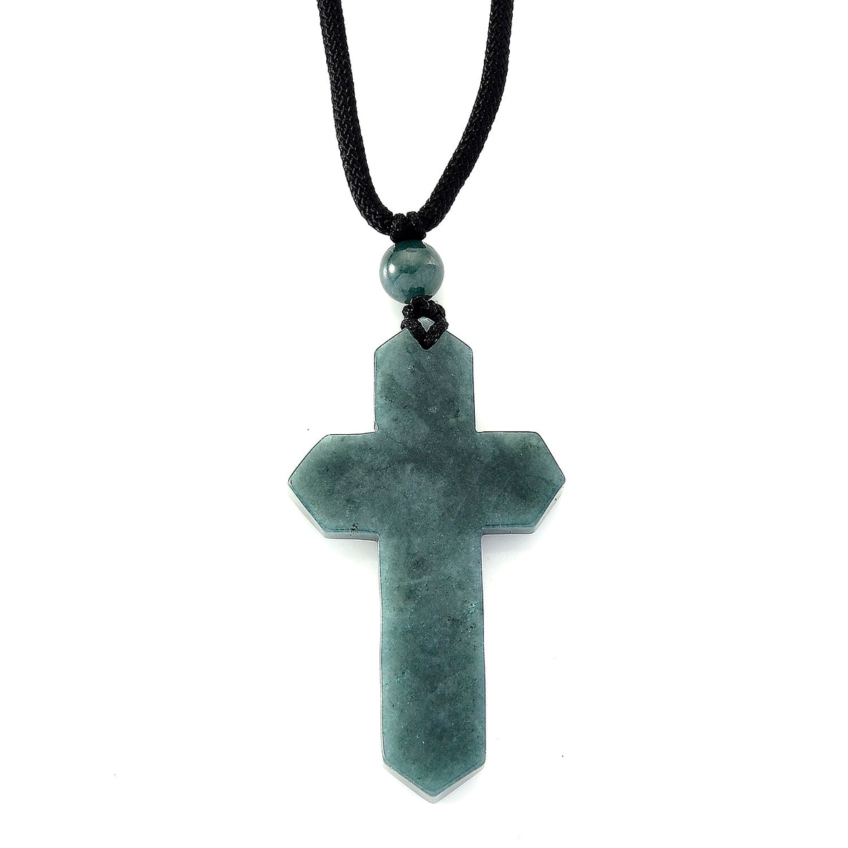 Natural Type A Jadeite Cross Necklace 55.00 Ct. 8312515 5