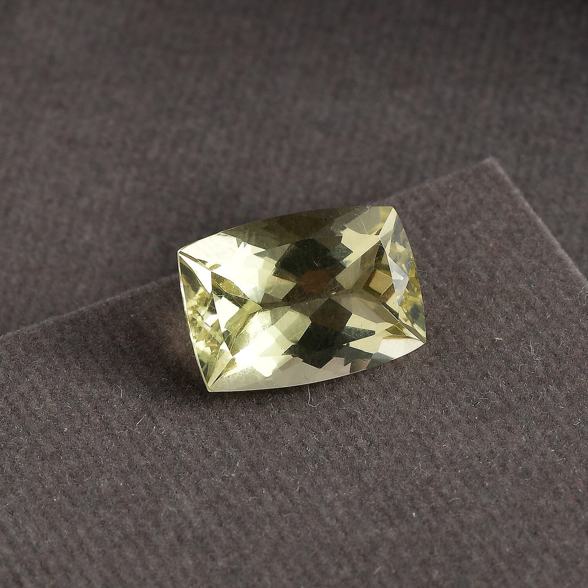 Lemon Quartz Loose Gemstone in Cushion Shape (14x10mm) 7814377 2
