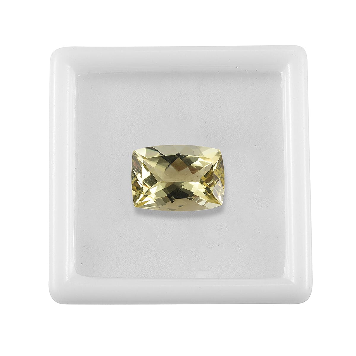 Lemon Quartz Loose Gemstone in Cushion Shape (14x10mm) 7814377 4