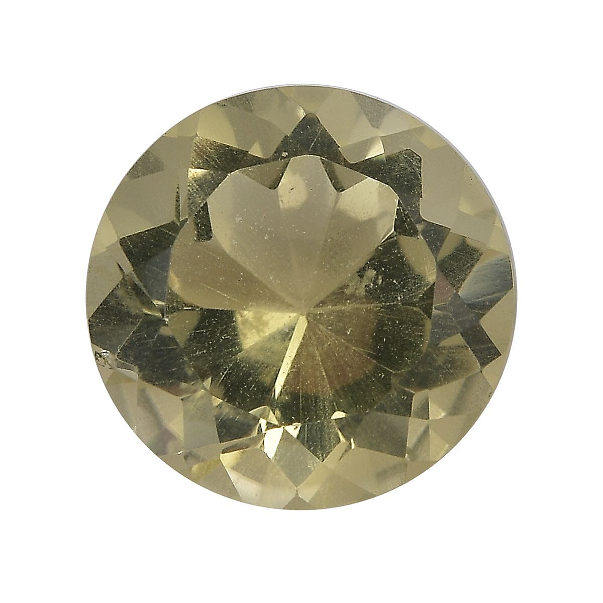 Lemon Quartz Loose Gemstone in Round Shape (12mm) 7787425 0