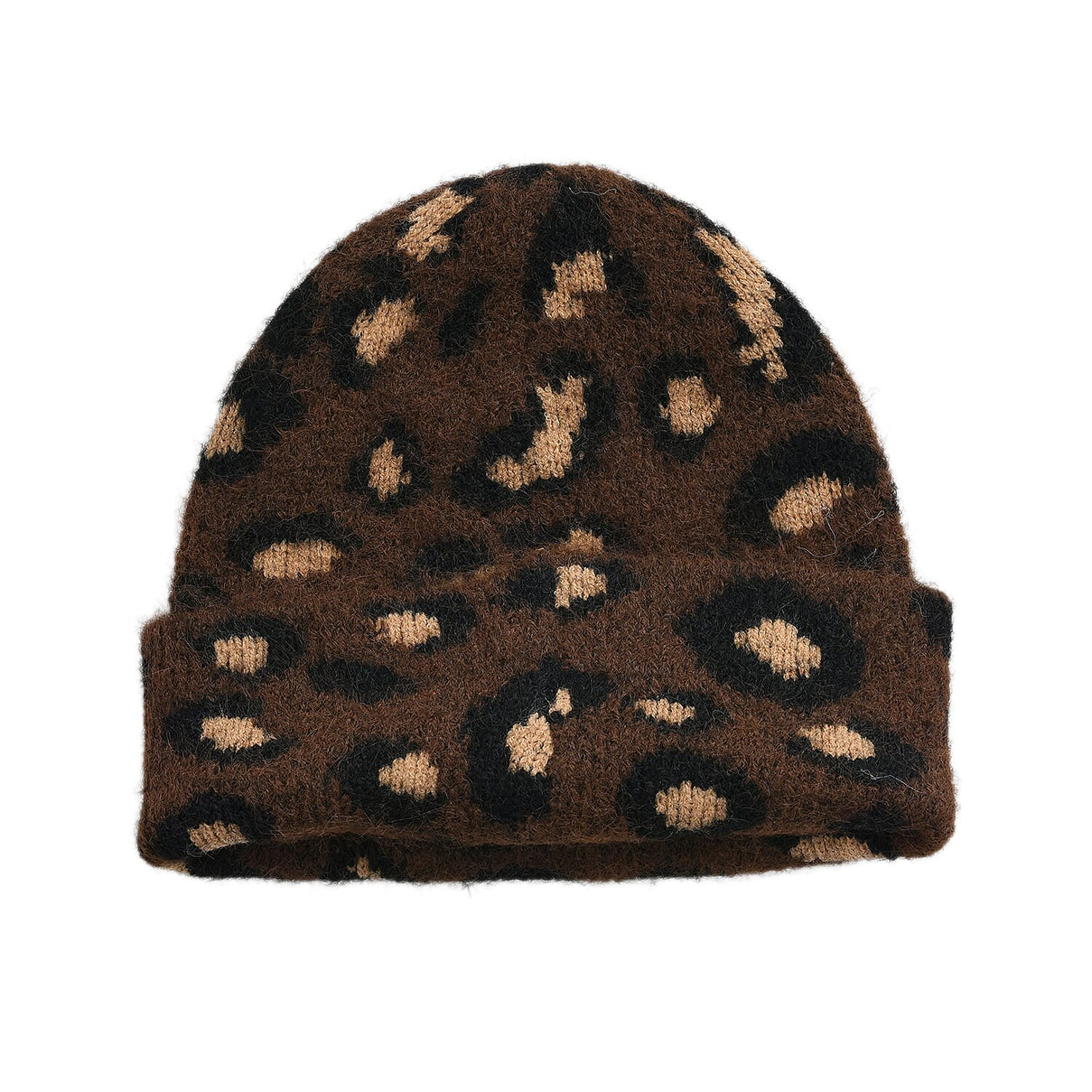 Leopard Pattern Beanie Hat (26 x 22 CM) - Coffee 8203561 5