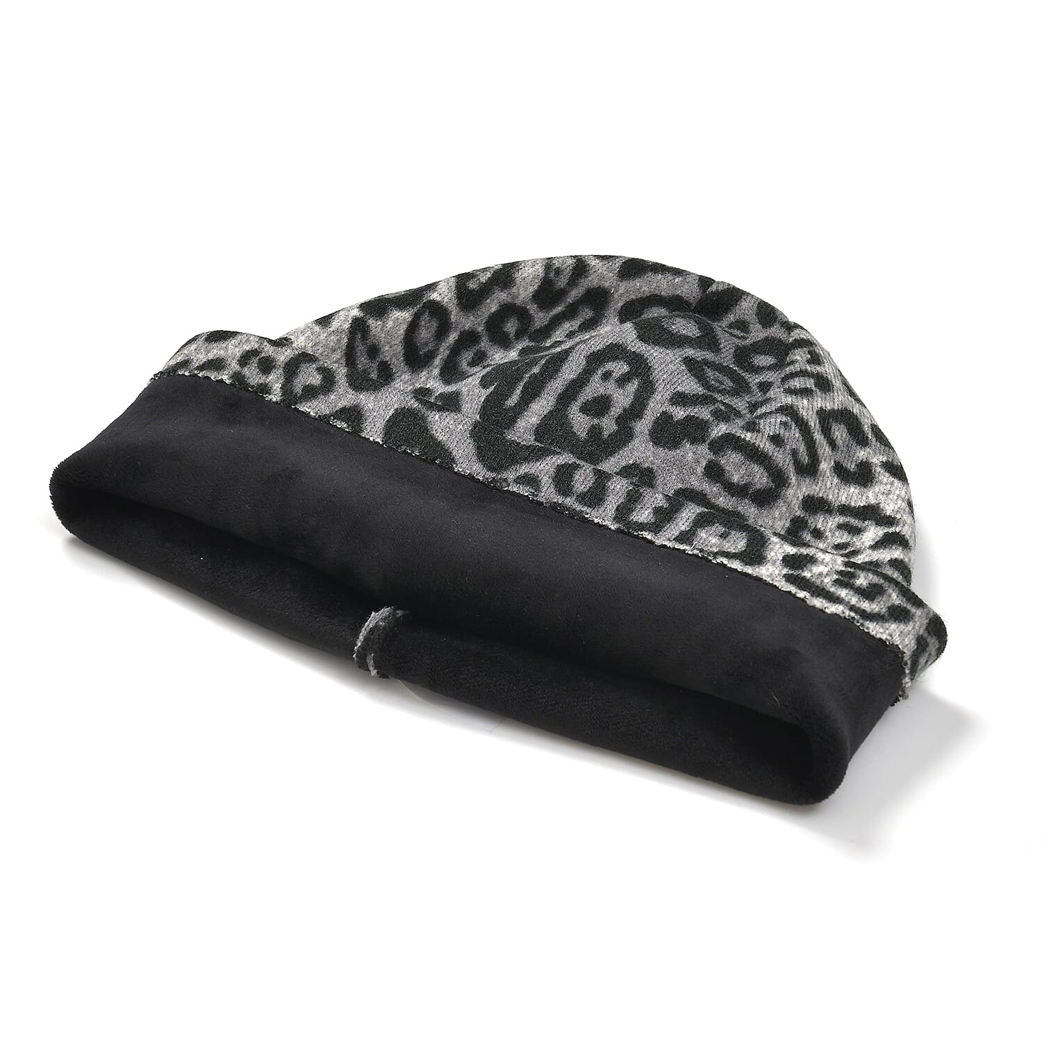 Leopard Print Benie Hat and Gloves Set 7850634 5