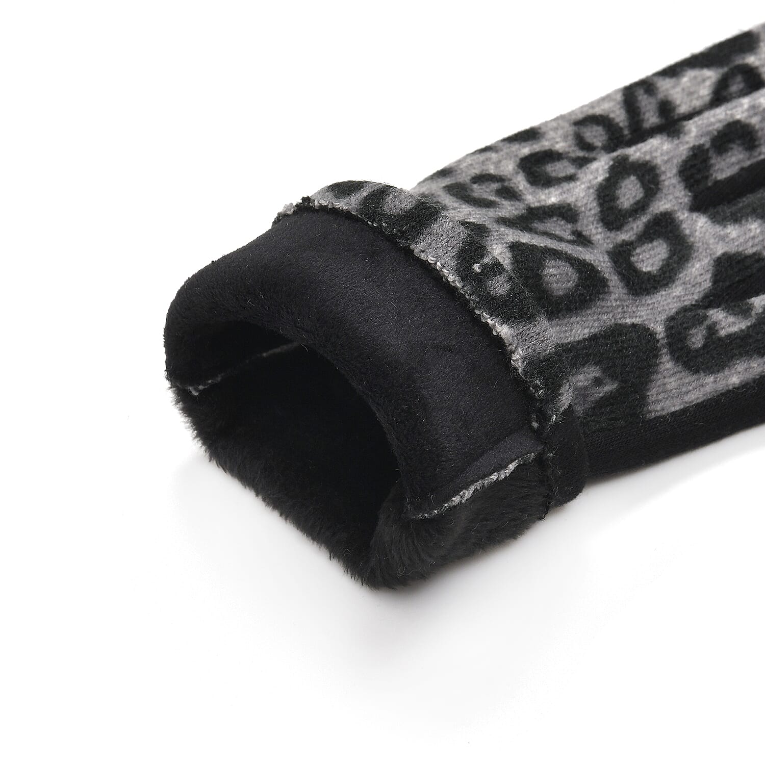 Leopard Print Benie Hat and Gloves Set 7850634 9