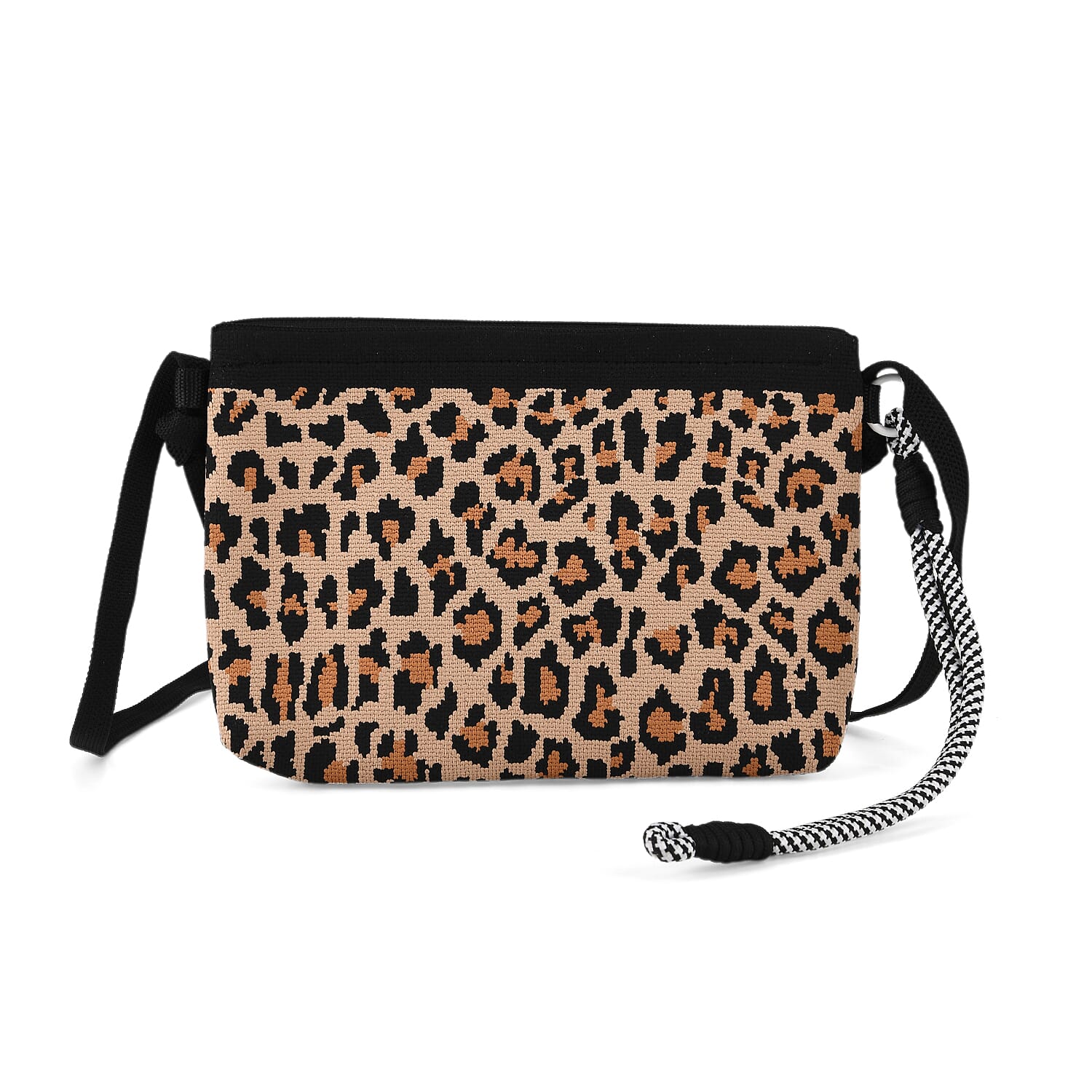 Designer-Inspired Leopard Print Crossbody Bag 8415373 0