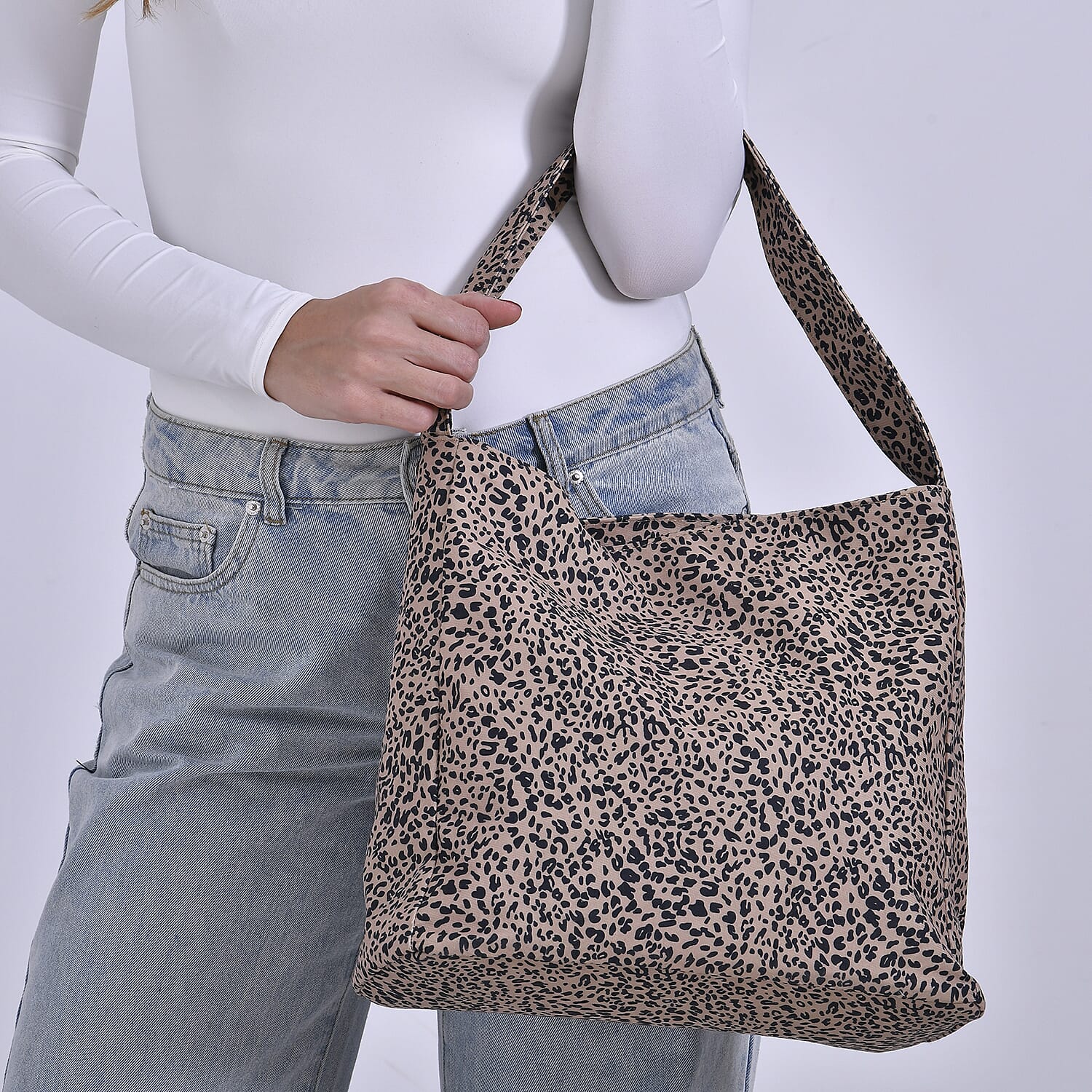 Leopard Print Tote Bag - Brown 7995141 3