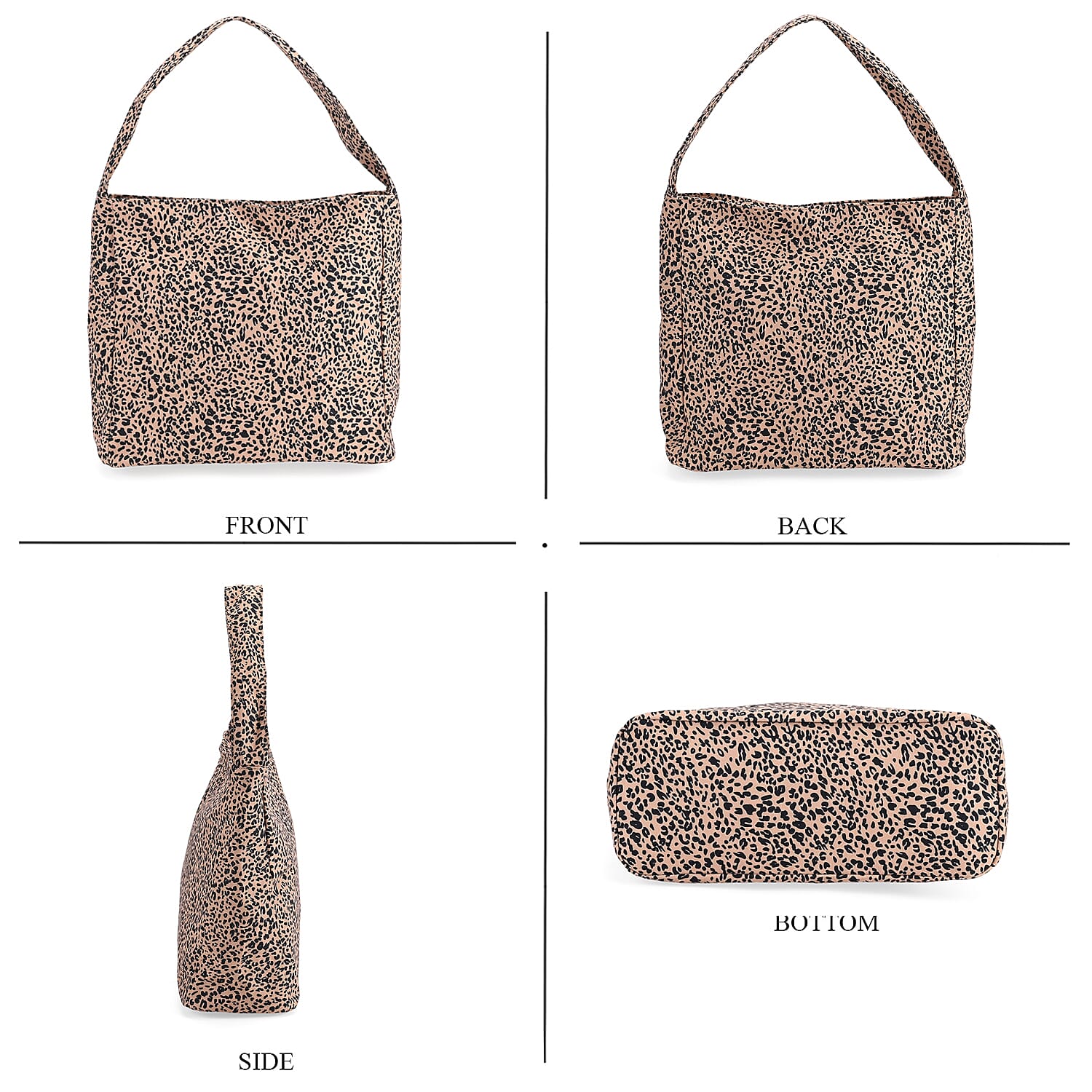 Leopard Print Tote Bag - Brown 7995141 4