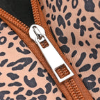 Leopard Print Tote Bag - Brown