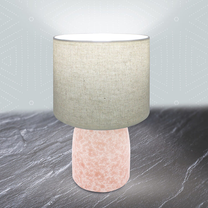 Table Lamp With Lamp Shade - Pink 8046585 1