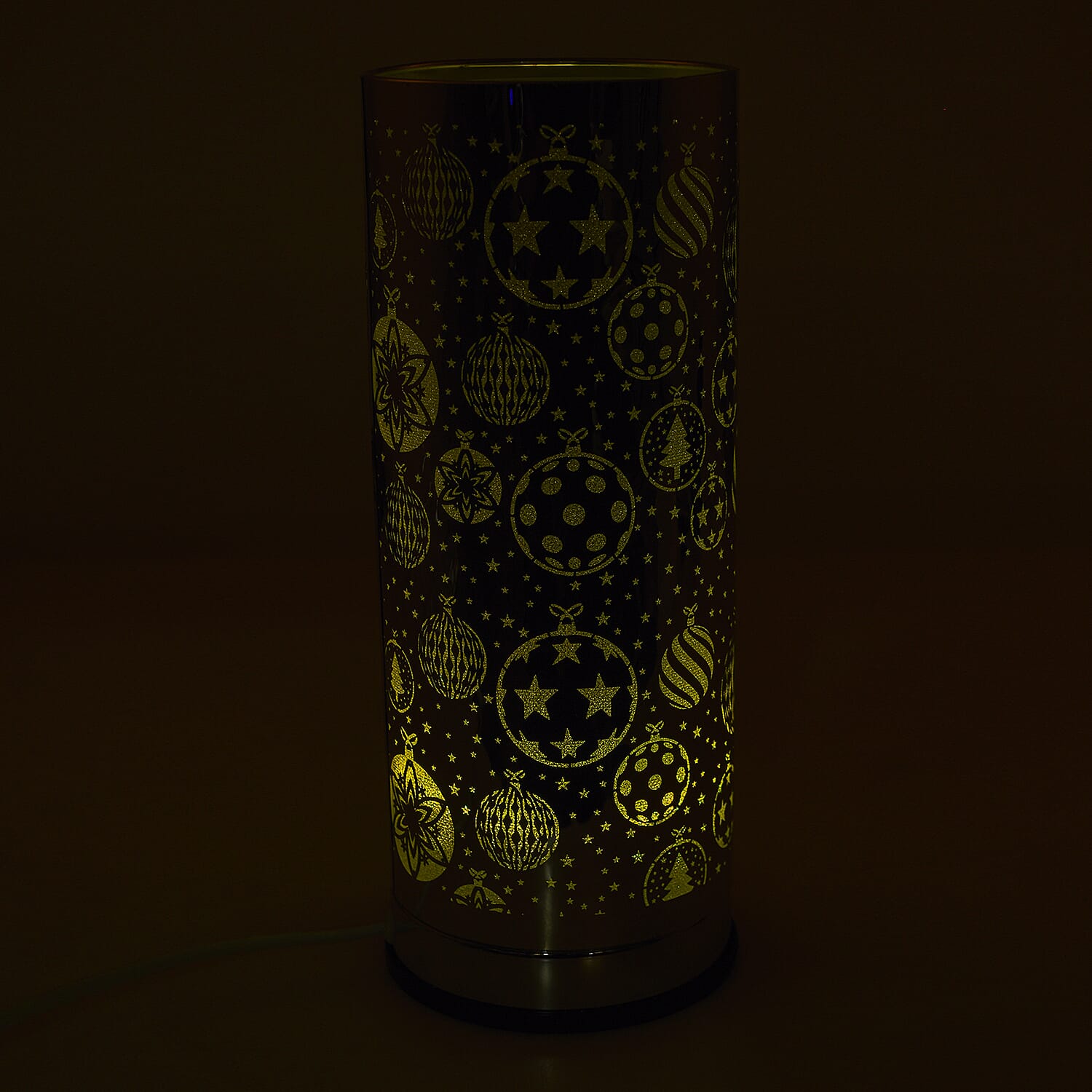 Lesser &amp; Pavey Xmas Baubles LED Aroma Lamp (Size 26x11x11 Cm) - Silver 7261815 2
