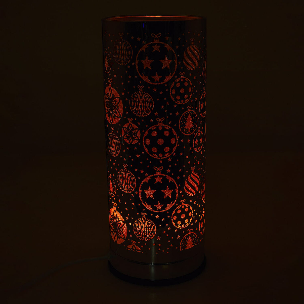 Lesser &amp; Pavey Xmas Baubles LED Aroma Lamp (Size 26x11x11 Cm) - Silver 7261815 3