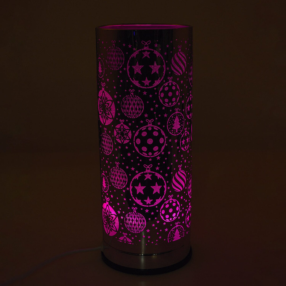 Lesser &amp; Pavey Xmas Baubles LED Aroma Lamp (Size 26x11x11 Cm) - Silver 7261815 4