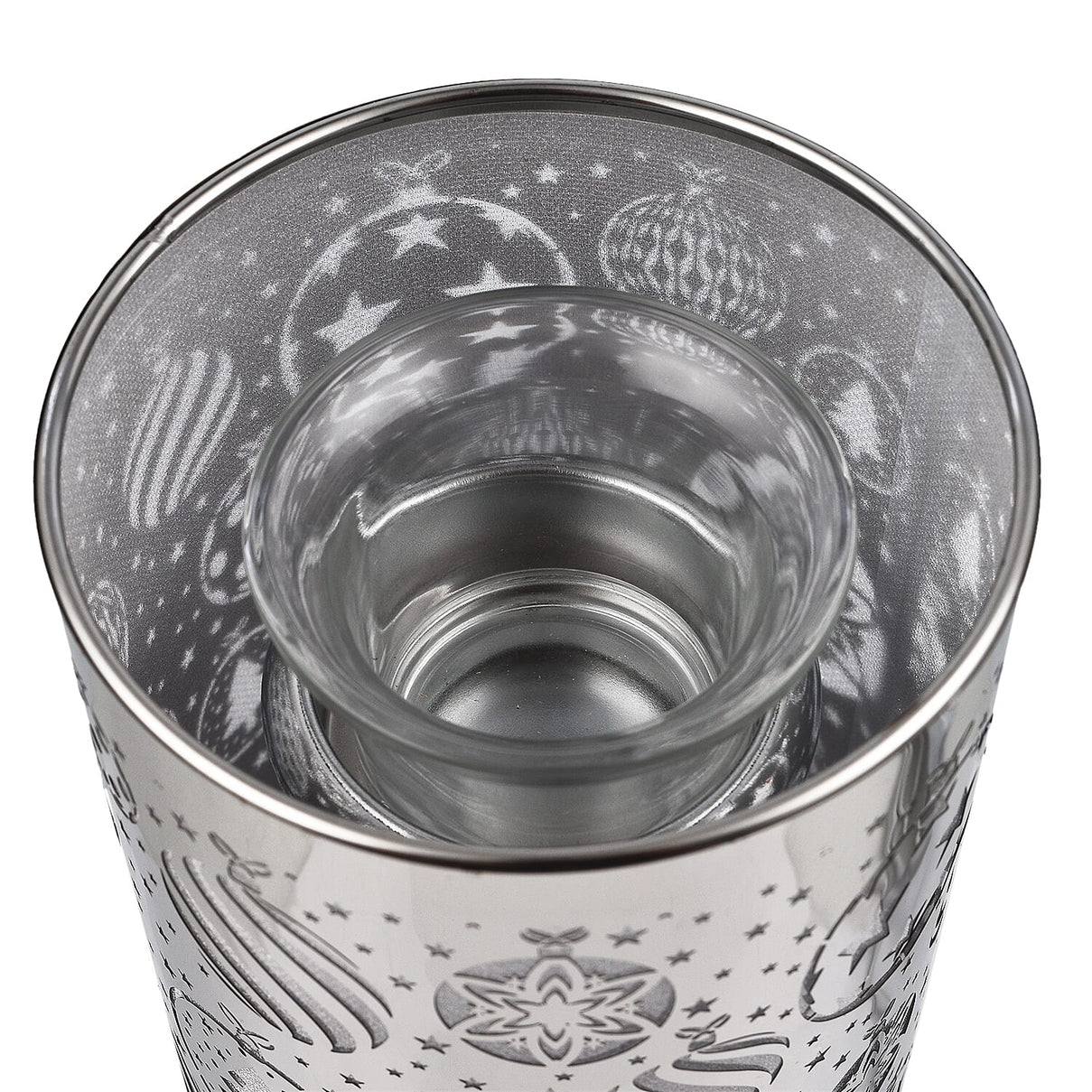 Lesser &amp; Pavey Xmas Baubles LED Aroma Lamp (Size 26x11x11 Cm) - Silver 7261815 6