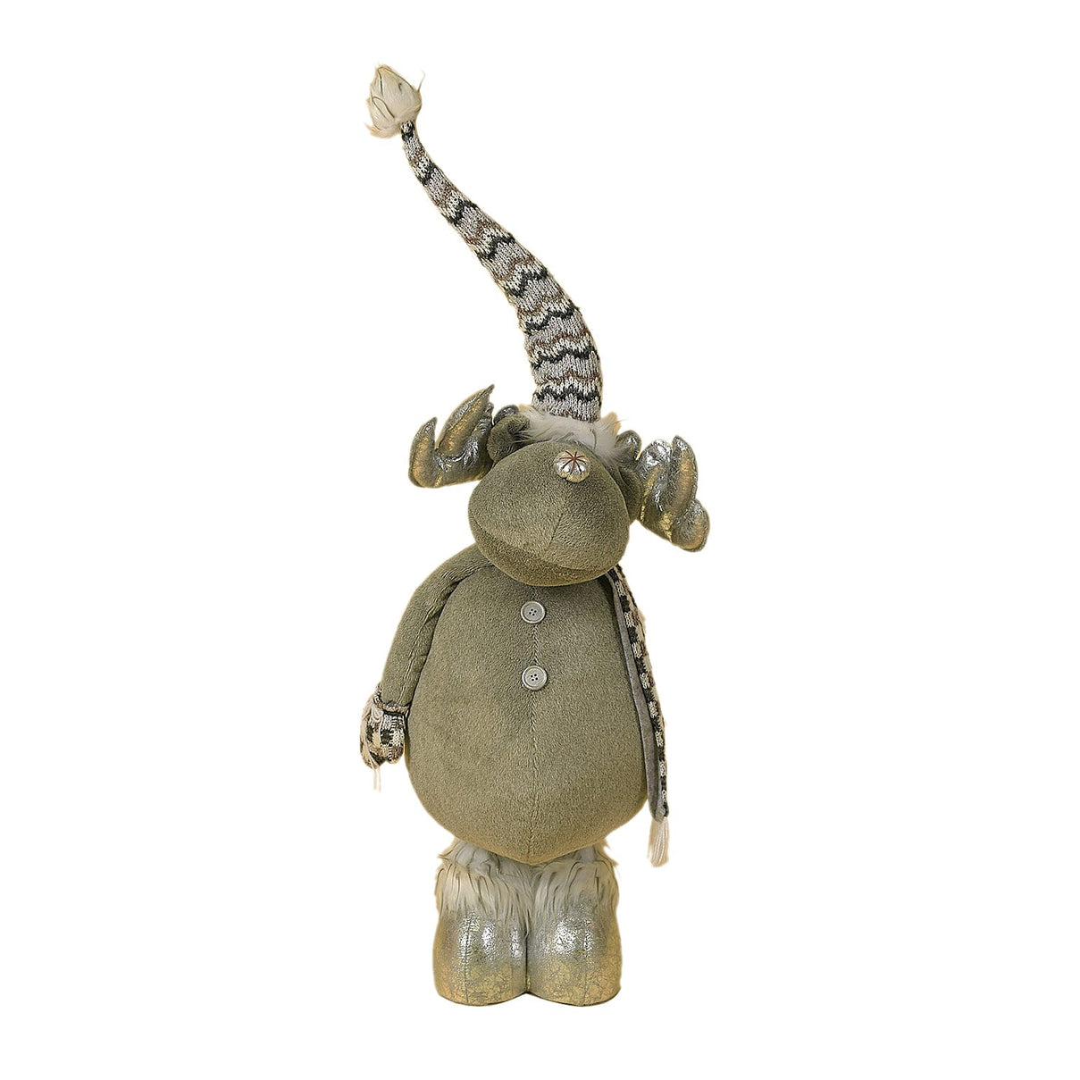 Lesser and Pavey Plush Reindeer with Telescopic Legs - Grey 6850084 0