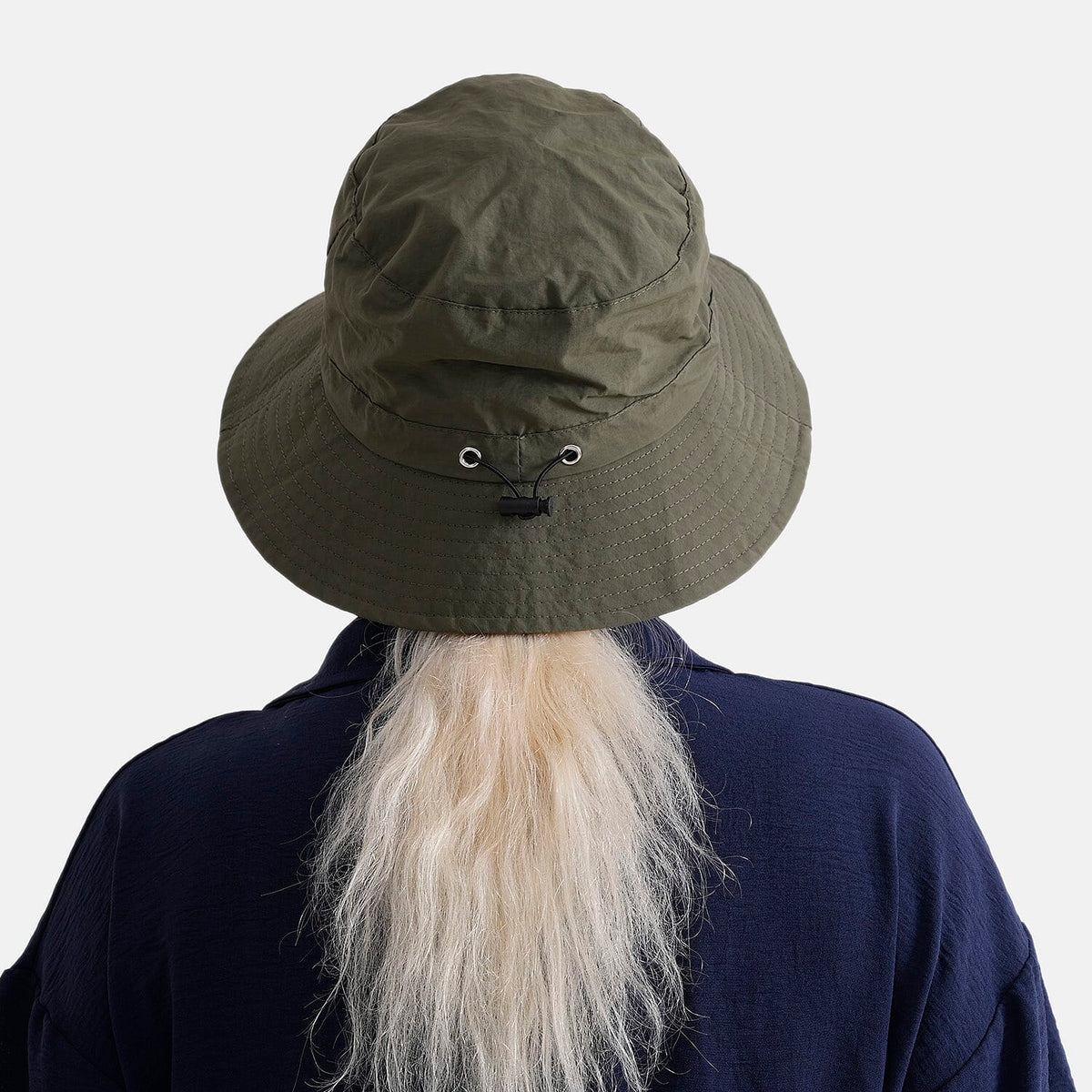 Lifestyle Foldable Sun Hat (58cm) - Olive Green V32515572 4
