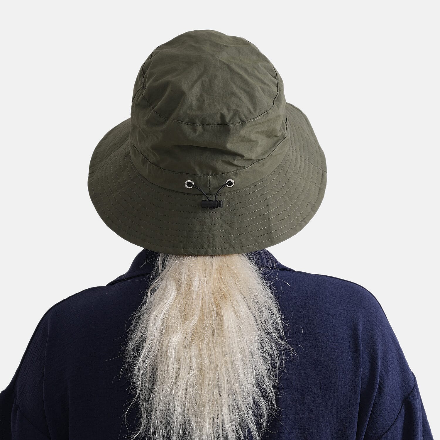 Lifestyle Foldable Sun Hat (58cm) - Olive Green V32515572 4