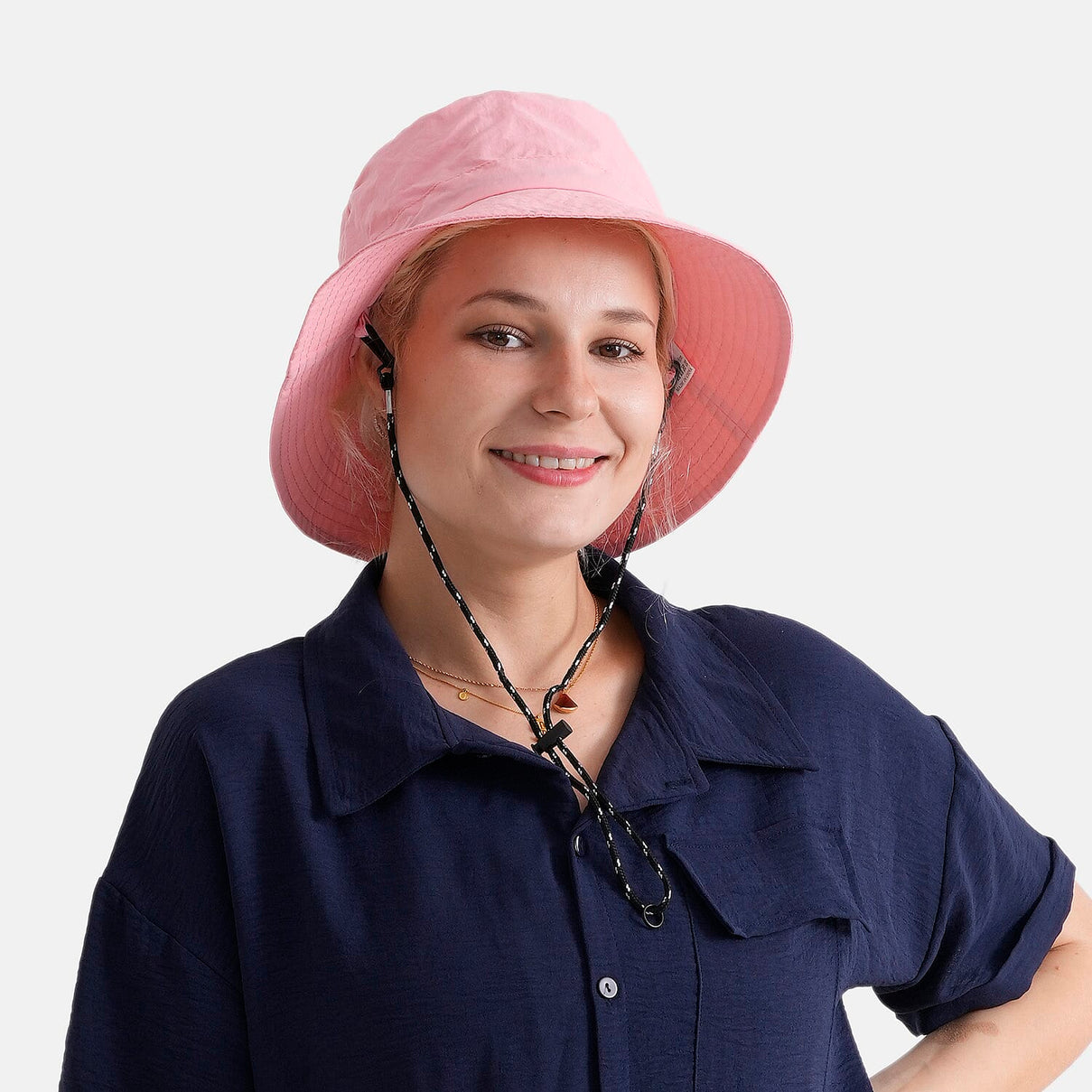 Lifestyle Foldable Sun Hat (58cm) - Peach Pink 8519829 2