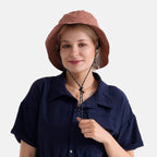 Lifestyle Foldable Sun Hat (58cm) - Terracotta