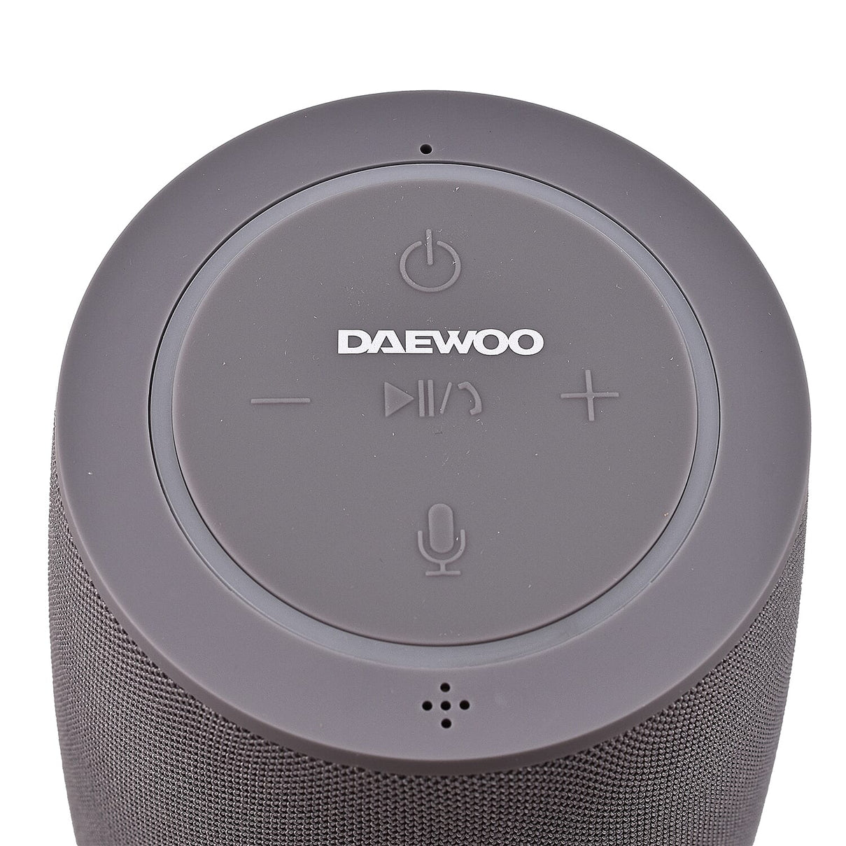 Light Up Bluetooth Fabric Speaker - Grey 7518019 2