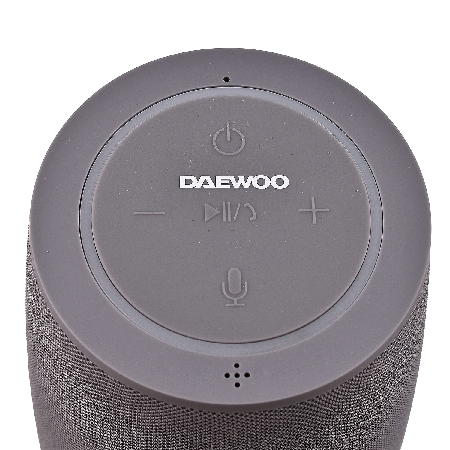 Light Up Bluetooth Fabric Speaker - Grey 7518019 2