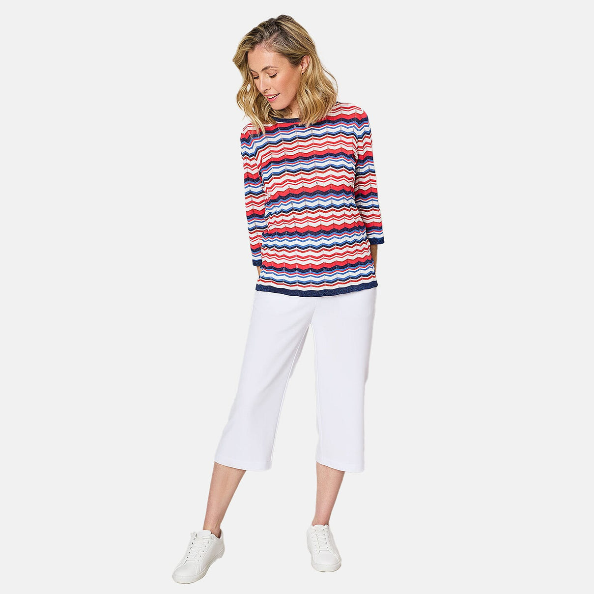 EMRECO Lightweight Crepe Culotte - White 7762963 1