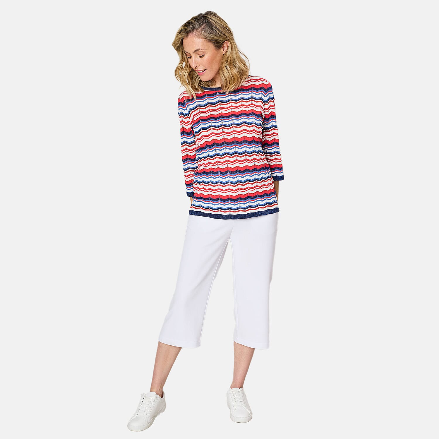 EMRECO Lightweight Crepe Culotte - White 7762963 1