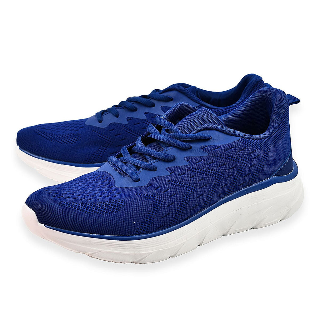 Lightweight Lace Up Orlando Mens Trainers (Size 10) - Blue