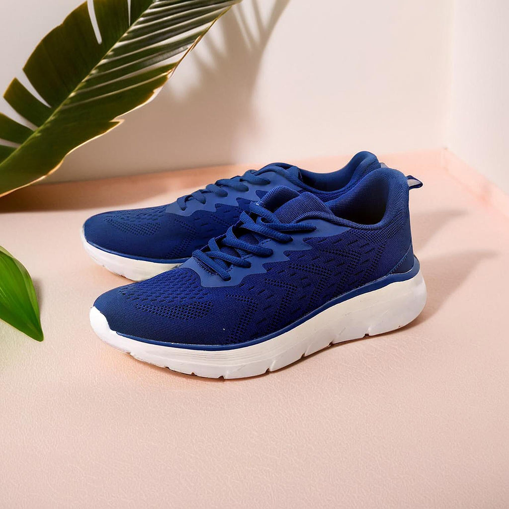 Lightweight Lace Up Orlando Mens Trainers (Size 10) - Blue