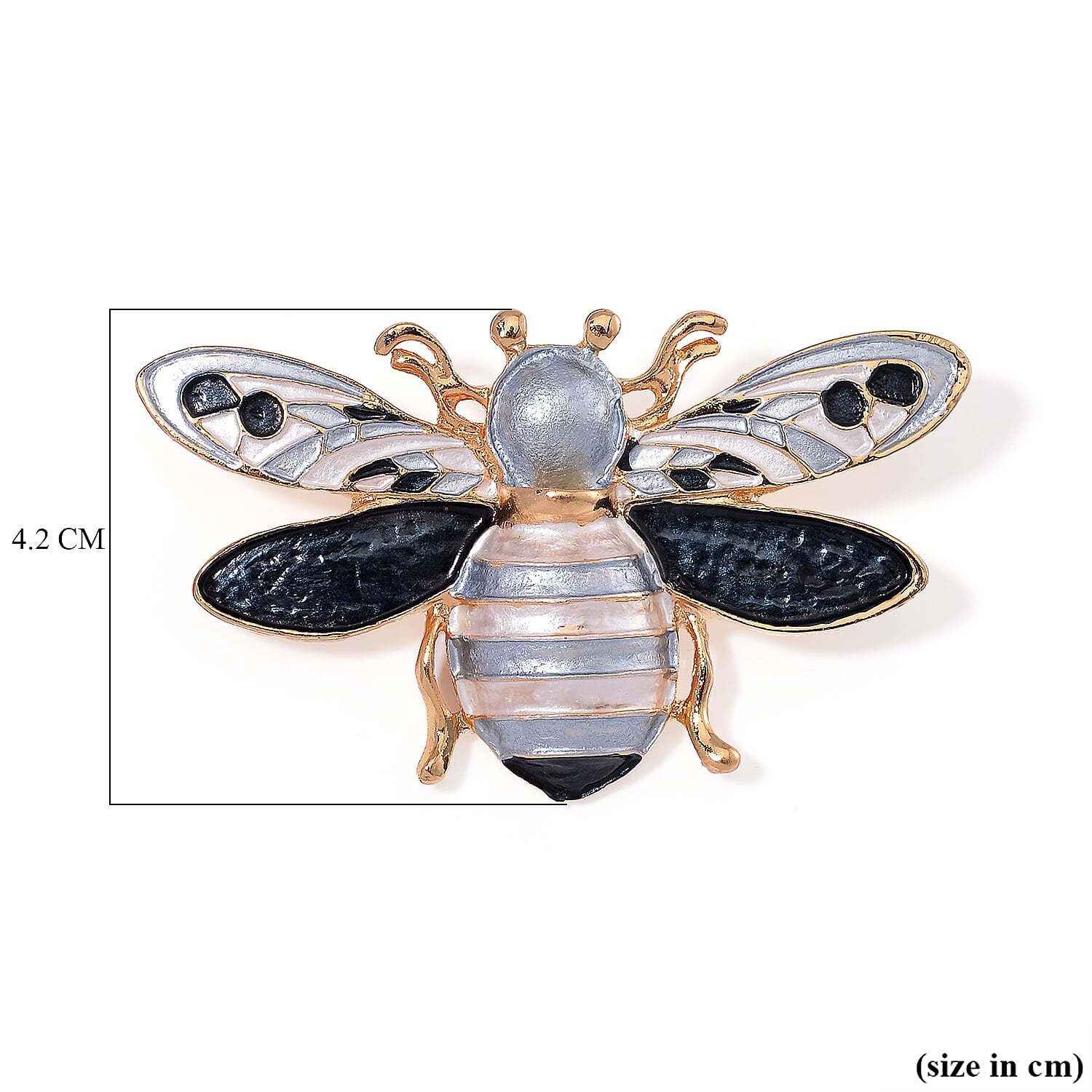 Limited Edition Enamelled Bee Brooch 7875944 5