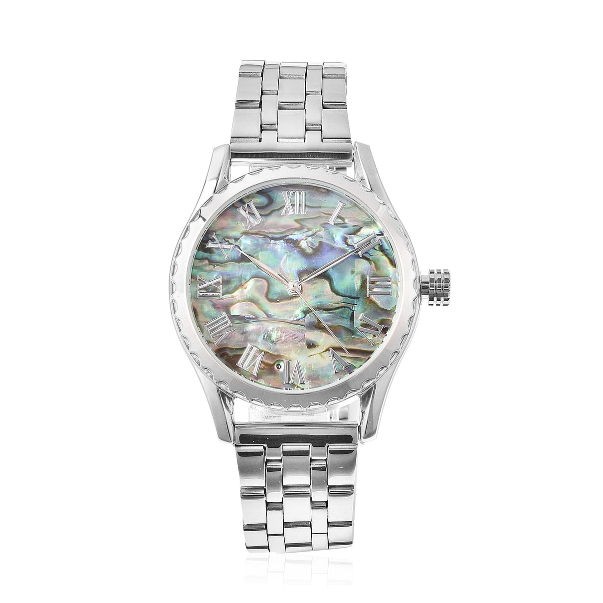 Limited Edition Genoa Automatic Movement Abalone Dial Water Resistant Watch With Exhibition Back 6016817 0