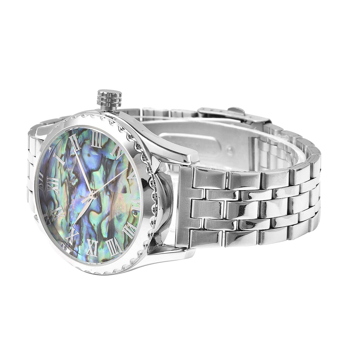 Limited Edition Genoa Automatic Movement Abalone Dial Water Resistant Watch With Exhibition Back 6016817 3