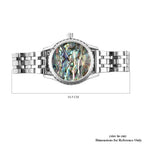 Limited Edition Genoa Automatic Movement Abalone Dial Water Resistant Watch With Exhibition Back