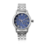 Limited Edition Genoa Automatic Movement Lapis Lazuli Dial Water Resistant Watch With Exhibition Back