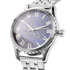 Limited Edition Genoa Automatic Movement Lapis Lazuli Dial Water Resistant Watch With Exhibition Back