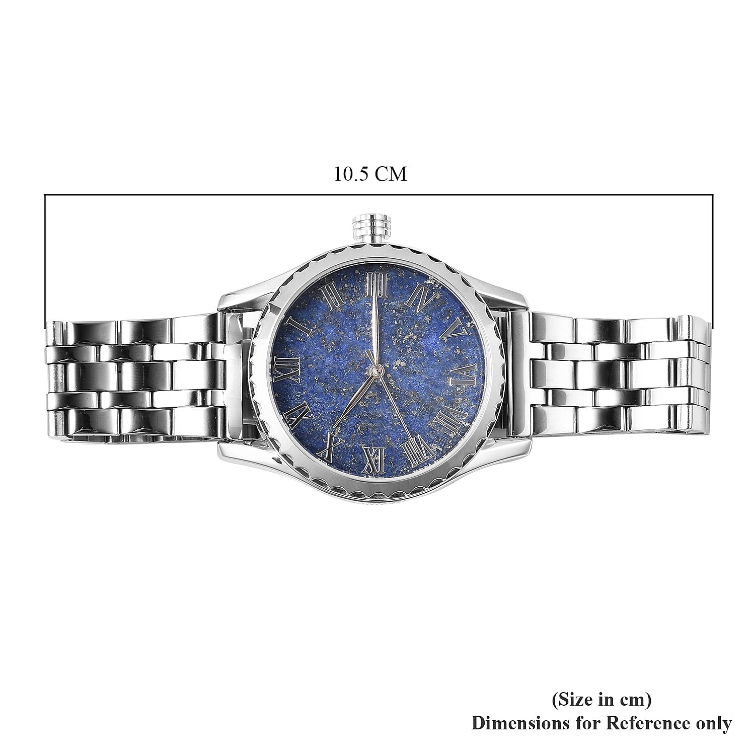 Limited Edition Genoa Automatic Movement Lapis Lazuli Dial Water Resistant Watch With Exhibition Back 6016815 6
