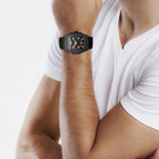 Automatic Mens Watch in Stainless Steel - Black